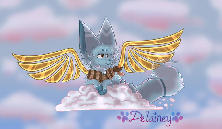 Gail In The Clouds